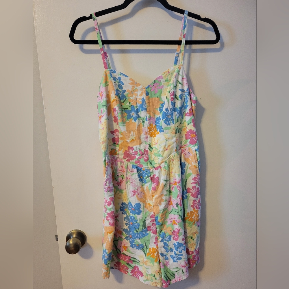 Old NAVY Floral Multicolor Romper